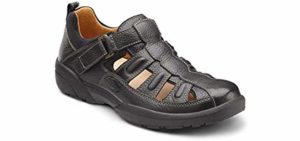 Dr. Comfort Men's Breeze - Sandals for Plantar Fasciitis