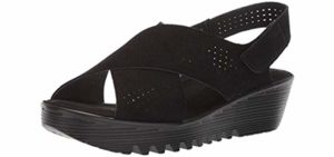 skechers sandals wide width