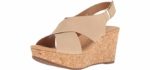 Clarks Women's Annadel - Dress Sandals with a Cork Footbed