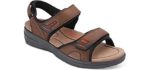Orthofeet Men's Cambria - Sandals for Bunions
