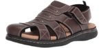 Dockers Men's Searose - Closed Toe Fisherman’s Sandals with an Ankle Strap
