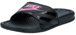 Nike Women's Benassi Just Do It - Memory Foam Slide for Flat Feet