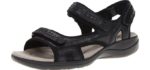 Clarks Women's Morse Tour - Achilles Tendinitis Comfort Sandals
