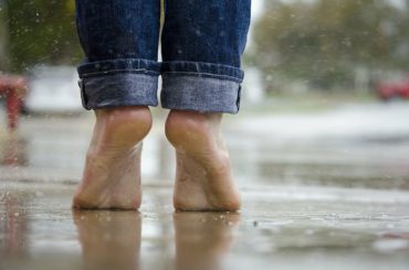 Feet on Water Surface