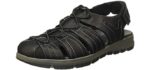 Clarks Men's Brixby - fashionable Closed Style Sandals for Travelling