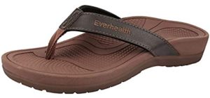 Everhealth Women's Orthotic - Flip Flops for Bigger Feet
