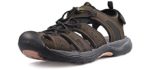 Grition Men's Athletic Waterproof - Waterproof Hiking Sandals