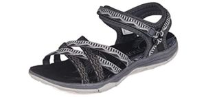 Grition Women's Summer Hiking - Comfy Hiking Sandals