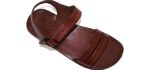 Holy Land Men's Samaria - Zero Drop Leather Sandal