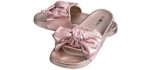 Roxoni Women's Bow Tie - Sandals with a Bow On Top