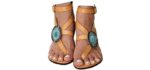 Hinyyrin Women's Cross Tie - Gladiator Sandal for the Beach
