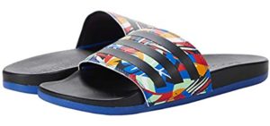 Adidas Women's Comfort Patterned - Slide Sandals 