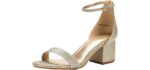 Dream Pairs Women's Chunky Heel - Wedding Pump Sandals