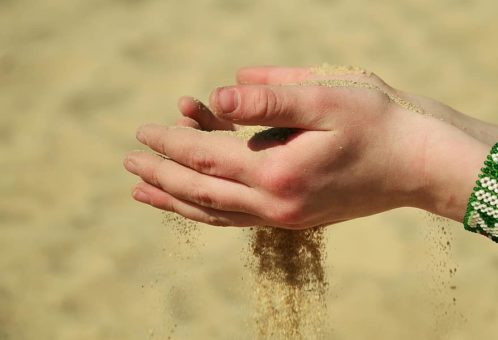 The Only Way to Combat Sand in Your Shoes Is to Wear Sandals