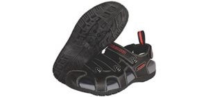Exustar Men's SS503 - Closed Toe Cycling Sandal