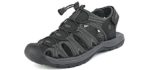 Dream Pairs Men's Adventurous - Podiatrist Recommended Outdoor Sandal 