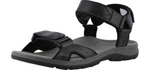Vionic Sandal for Plantar Fasciitis Sandals with Concealed Orthotic Arch Support