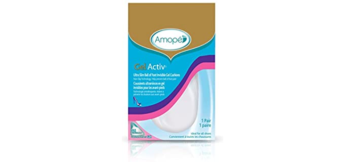Amope Unisex GelActiv - Sandal Ball of Foot Insoles