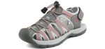 Dream Pairs Women's Adventurous - Cushioned Sandals for Heel Spurs