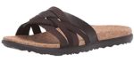 Merrell Women's Around Town Arlin - Leather Slide Sandals for Heavy Weights