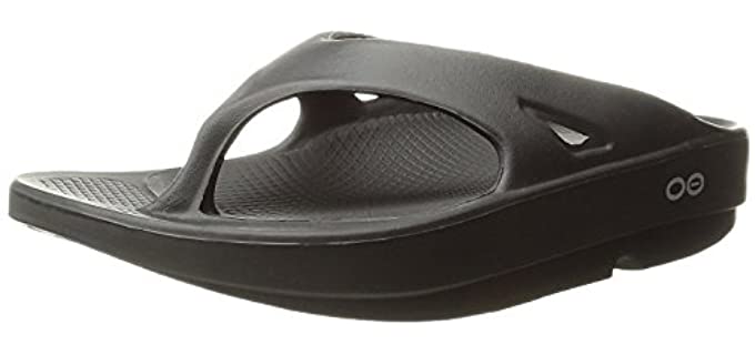 OOfos Unisex OOriginal - Recovery Flip-Flops for Wide Feet