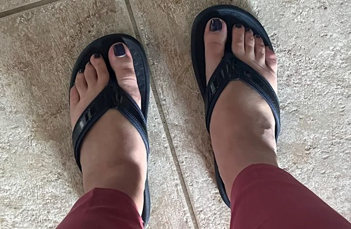 Trying the Tide 2 flip flop for bunion from Vionic