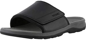 Vionic Men's Stanley - Slide Sandal for Diabetics