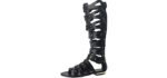 Camssoo Women's Candice - Tall Gladiator Sandal