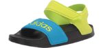 Adidas Boys's Adilette Closed - Toddler and Older Baby Sandal