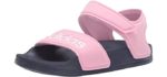Adidas Girls's Adilette Closed - Toddler and Older Baby Sandal