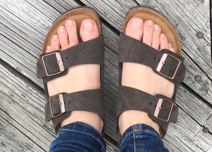 Confirming how comfortable and durable the sandal