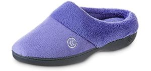 Isotoner Women's Microterry - Slippers with Arch Support