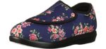 Propet Women's Cush n Foot Printed - Slippers for Foot Pain