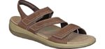Orthofeet Women's Naxos - Sandals for Bunions
