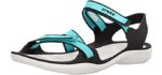 Crocs Women's Swiftwater Webbing - Waterproof Sandal