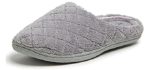 Dearfoams Women's Leslie - Quilted Slippers for Foot Pain