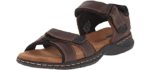 Dr. Scholl’s Men's Gus - Wide Fit Cushioned Sandals
