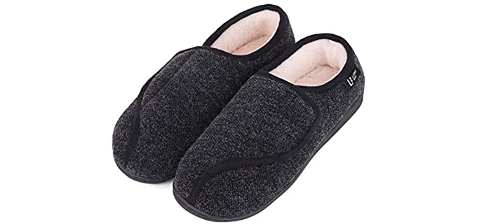 longBay Women's Furry - Foot Support Slippers