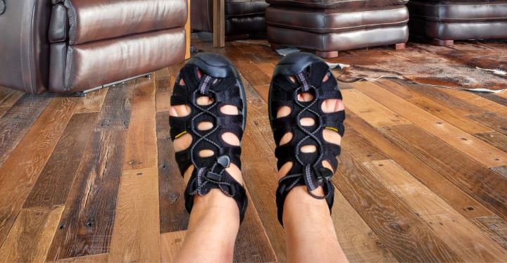 Wearing Keen Whisper Closed Toe Sport Sandal