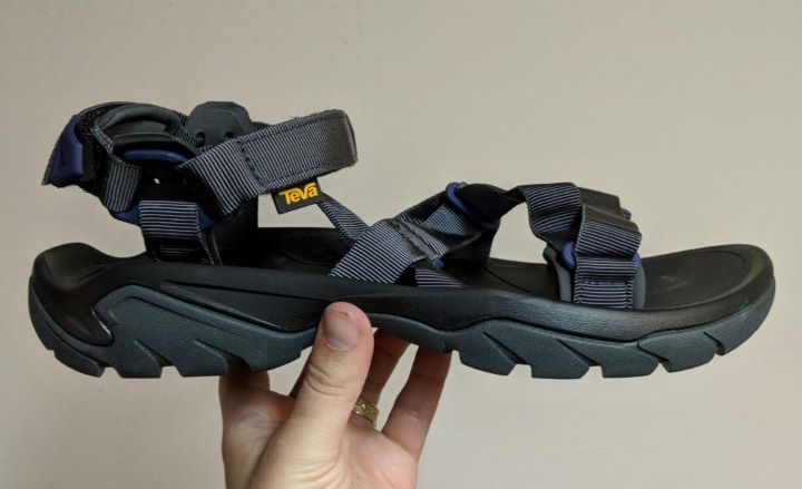 Having the Teva Terra sandals in a black color