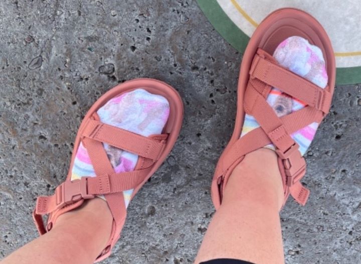Confirming how supportive and durable the Teva Hurricane Verge sandal