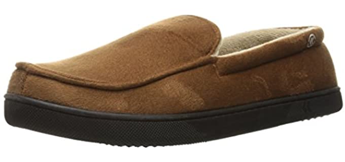 Isotoner Men's Moccasin - Slippers for Foot Support