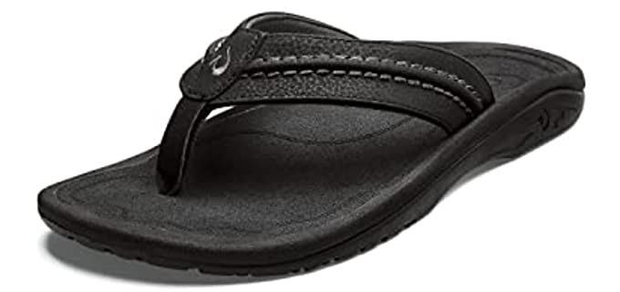 olukai arch support sandals