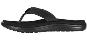 Teva Women's Voya Leather - Supportive Flip Flop Sandals