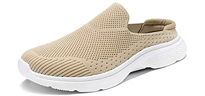 Dream Pairs Women's Knit - Comfortable Athletic Mules for Work