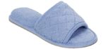 Dearfaoms Women's Micro Terry - Light Summer Slippers for Wide Feet