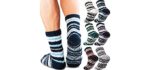 Antsang Men's Fuzzy - Slipper Socks