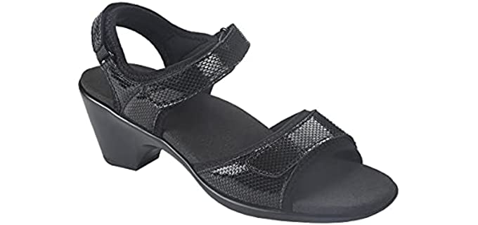 Orthofeet Women's Camille - Comfortable Heels for Wide Feet