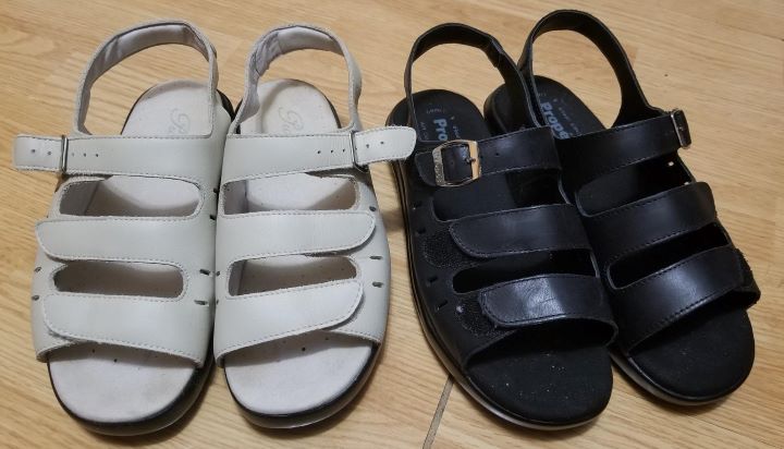 Analyzing the support of the sandals for diabetics