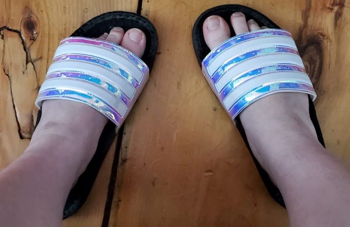 Having the water-resistant sandal for cruise ships from Adidas
